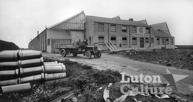 Commer Cars factory soon after opening