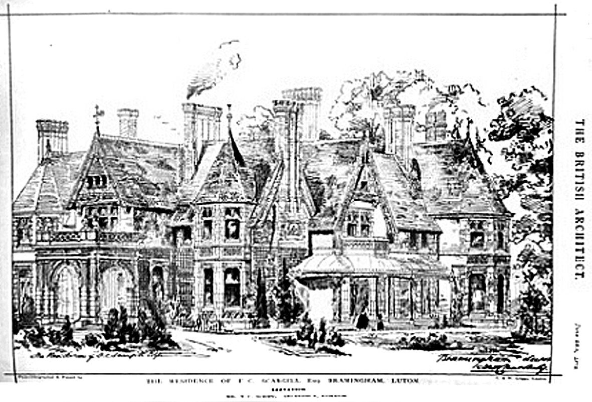 Bramingham Shott architect's drawing 1875