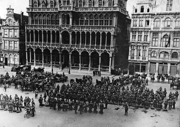 German troops in Brussels