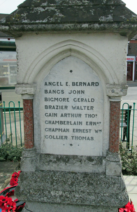 Cain, Stopsley War Memorial Cain, Stopsley War Memorial
