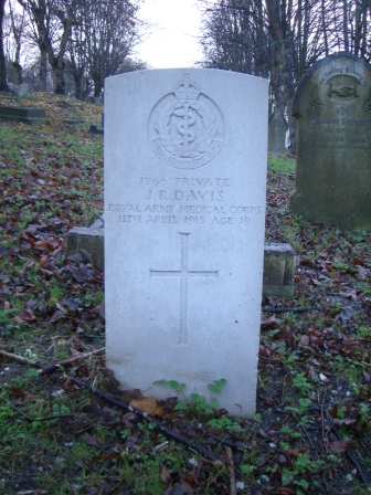 Private John Raysons Davis Headstone