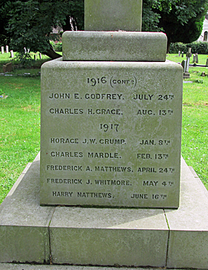 John Godfrey memorial, Caddington