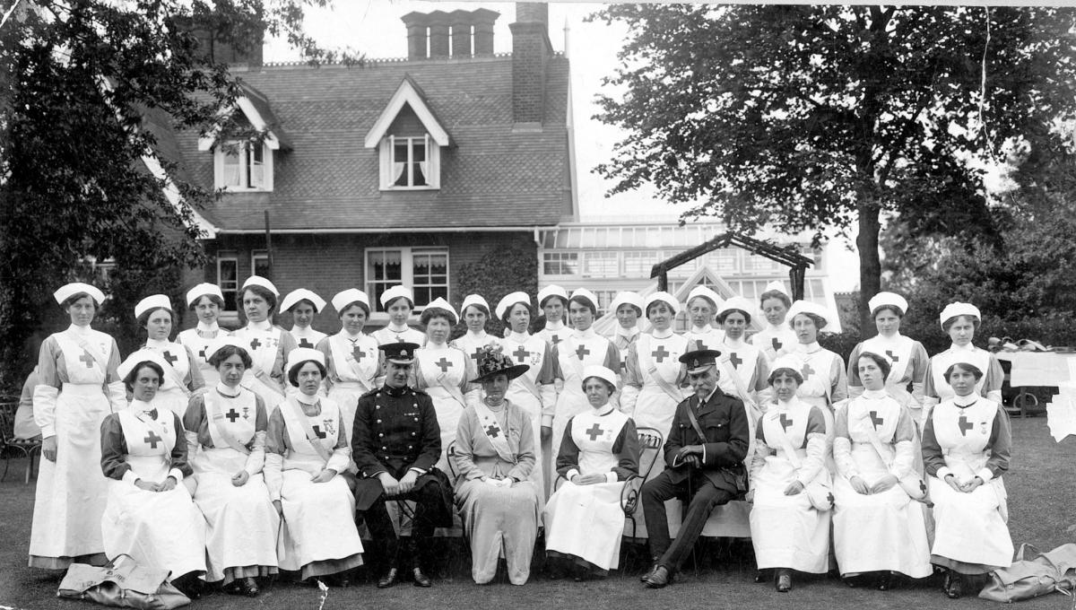 V.A.D. Nurses inspection at The Larches, Luton