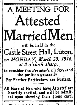 Attested meeting advert