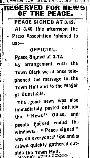 Peace stop press