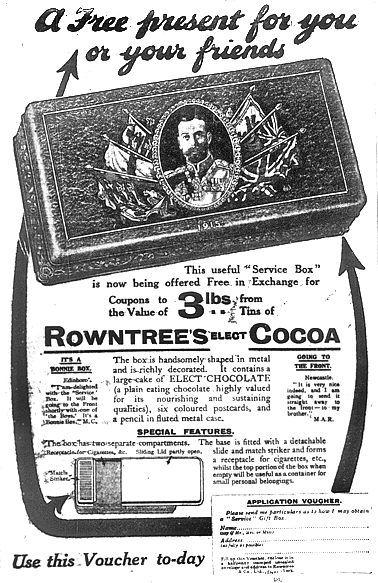 Rowntree gift advert