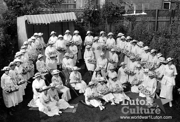 Alexandra Rose Day collectors June 1915