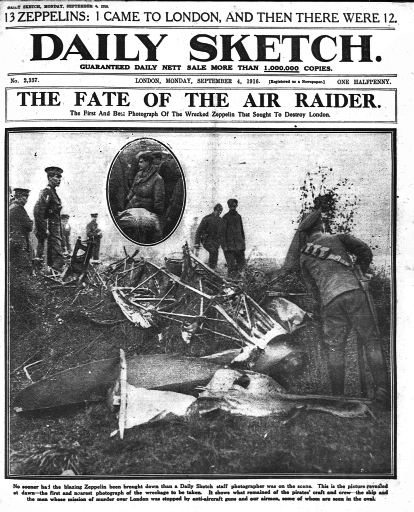 Daily Sketch front page