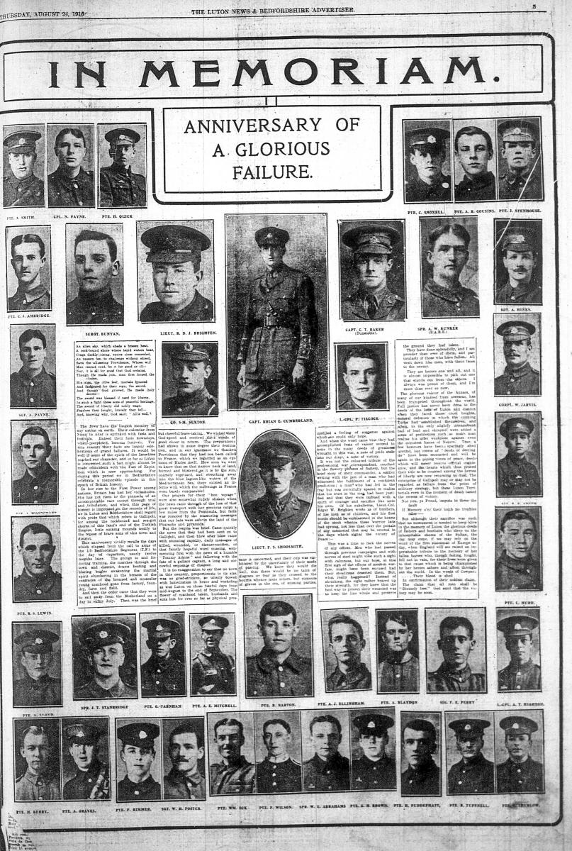 Gallipoli in memoriam 1916