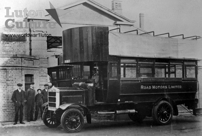 Early Luton-Hitchin bus