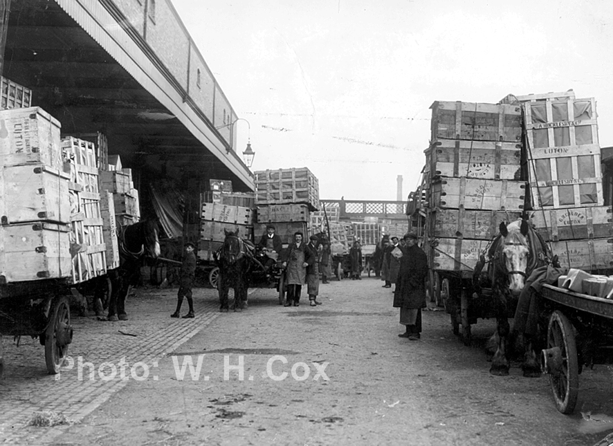 Railway yard hat boxes 1910