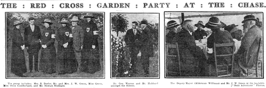 Red Cross garden party