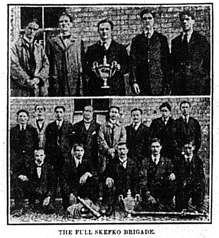 Skefko fire brigade team 1917