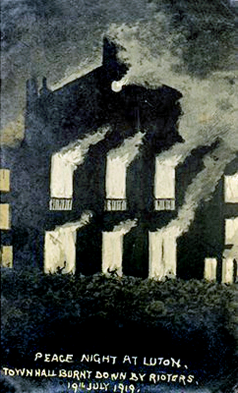 Blazing Town Hall 1919