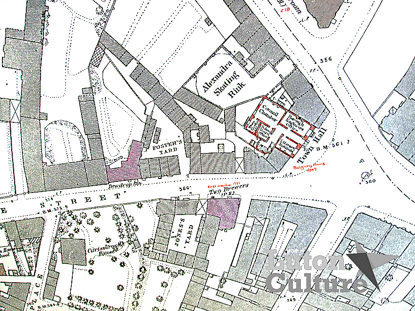 Town Hall map 1887