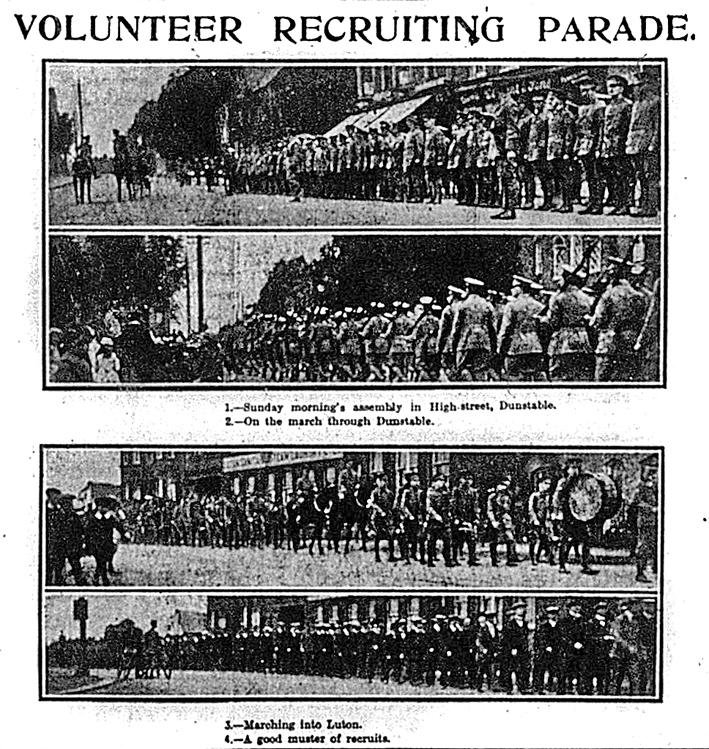 Volunteer recruiting parade