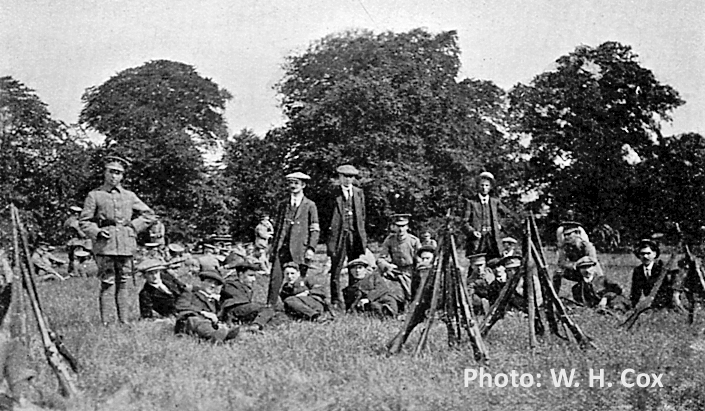 Members of Luton Volunteers 1917