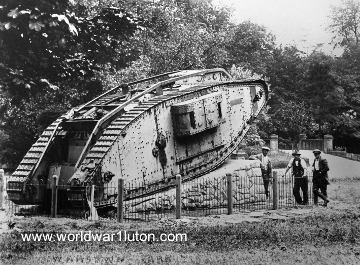 World War 1 tank at Wardown