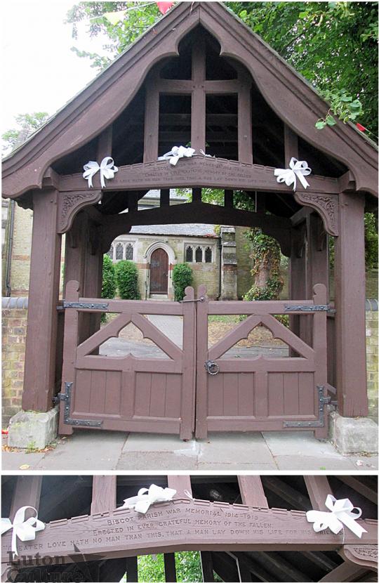 Biscot Church lych gate